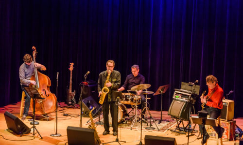 Tom Washatka Quorom at the Thrasher Opera House in Green Lake, WIsconsin. Photo by Graham Washatka - www.grahamimages.net